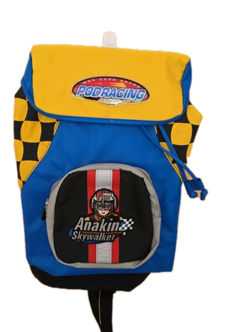 Star Wars Episode 1 Backpack Anakin Skywalker Podracer New! Lucas Films 14x10